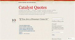 Desktop Screenshot of catalystquotes.com