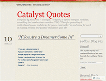 Tablet Screenshot of catalystquotes.com